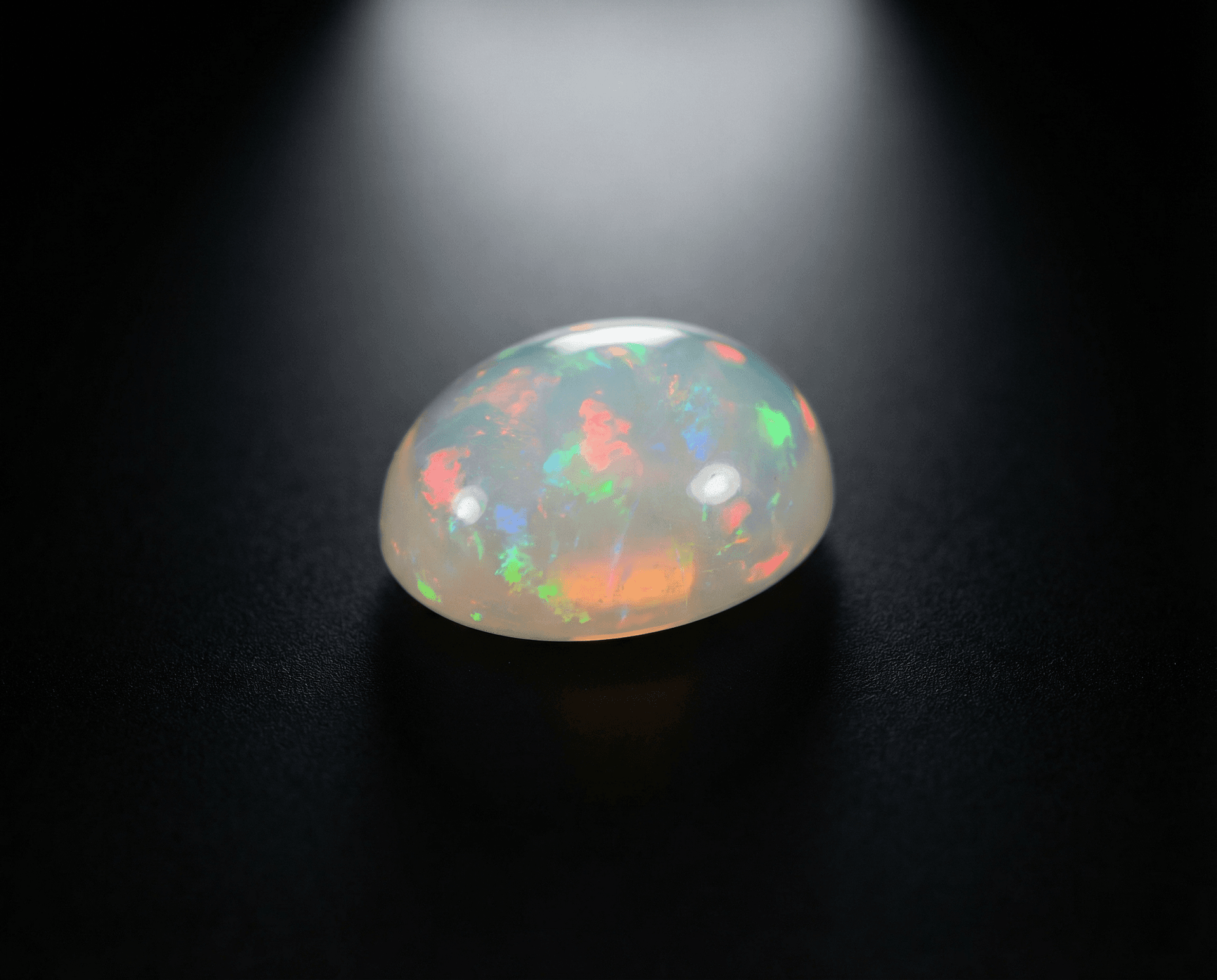 Polished Opal cabochon