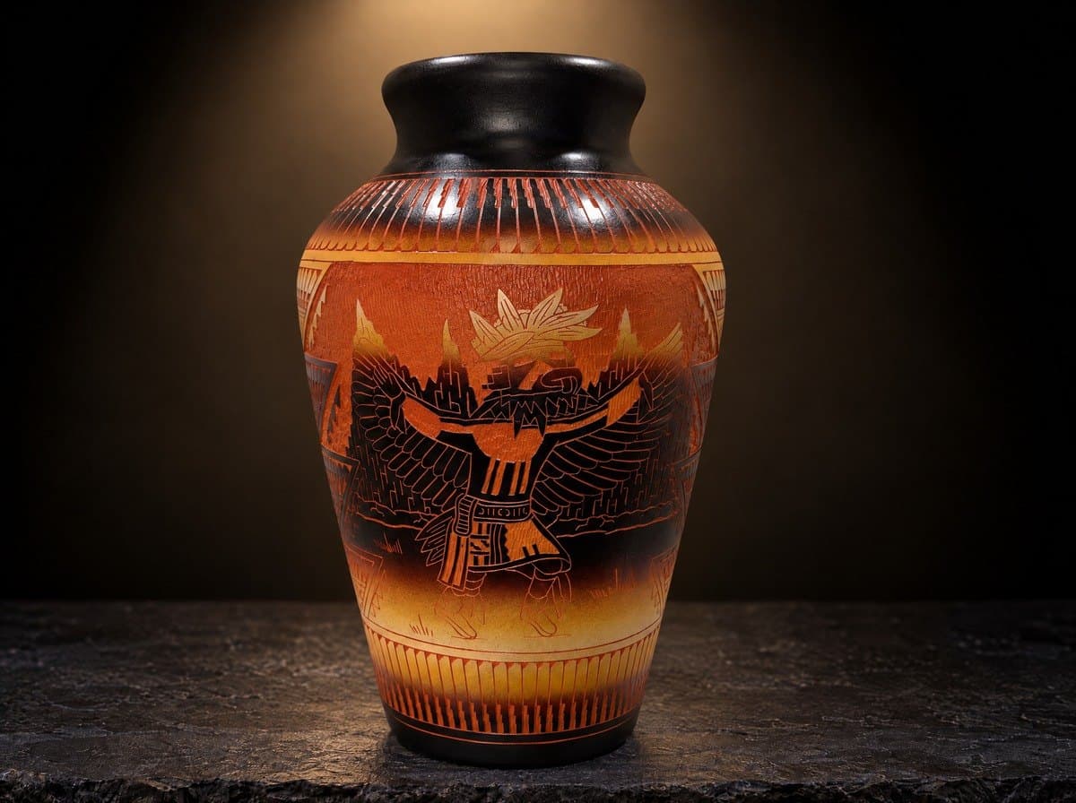Pottery - 8 x 14 in. #001