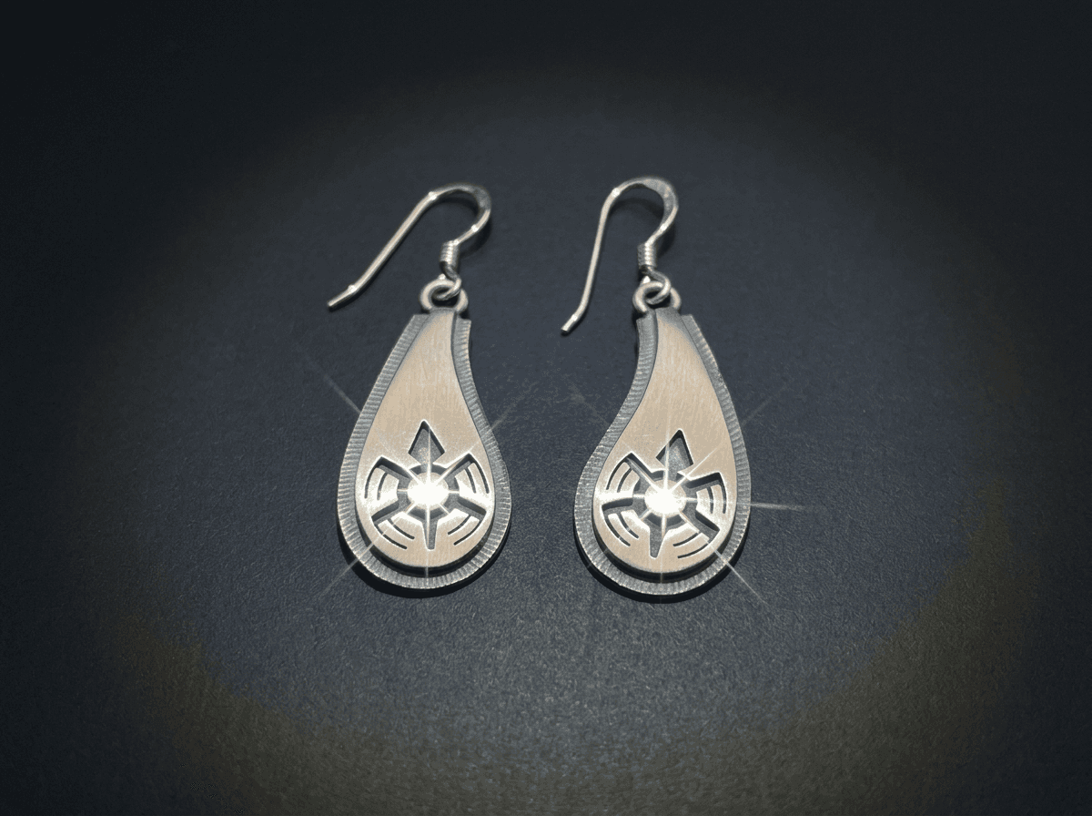 Sterling Silver Earrings - Dangle #005 - image 1 of 1